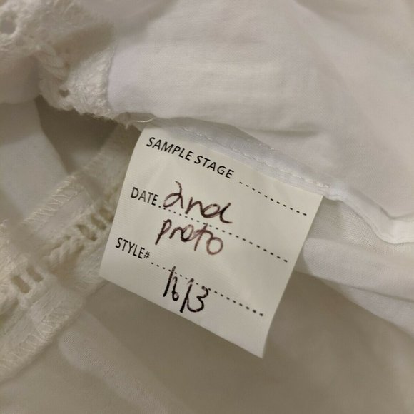 Sample Spell & the Gypsy Collective Designs Blouse - White - Sz S - Picture 3 of 4